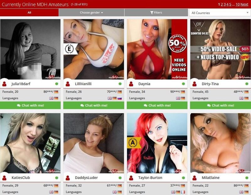 My Dirty Hobby review of german cam girls.