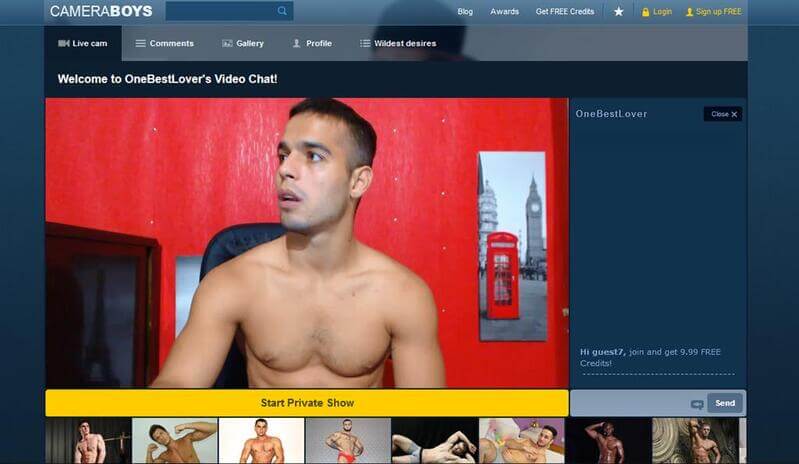 Tell this gay webcam model what you want