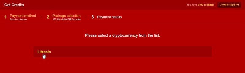 LiveJasmin Bitcoin payment