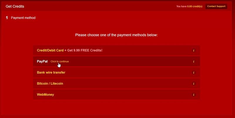 Live Jasmin PayPal payment continued