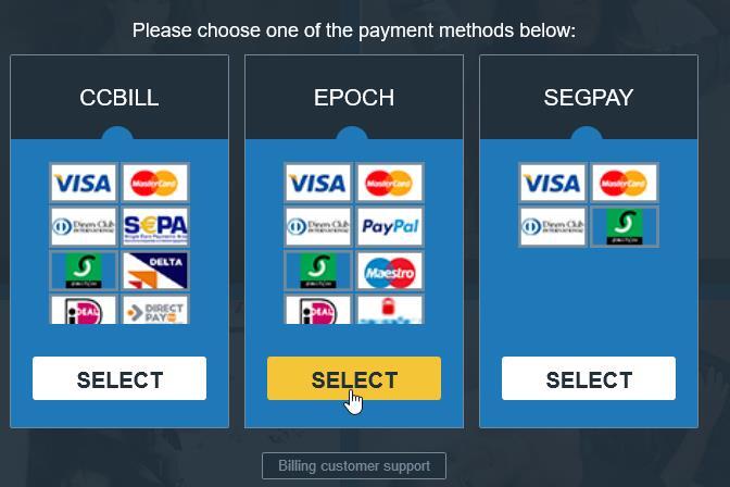 Paying with PayPal on Sexier