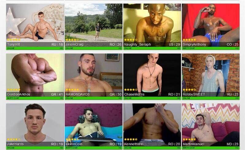 Chat with any of these hot men, right now